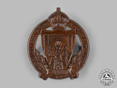 Canada, Cef. A 256Th Infantry Battalion Cap Badge