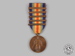 United States. A World War I Victory Medal, 5 Clasps