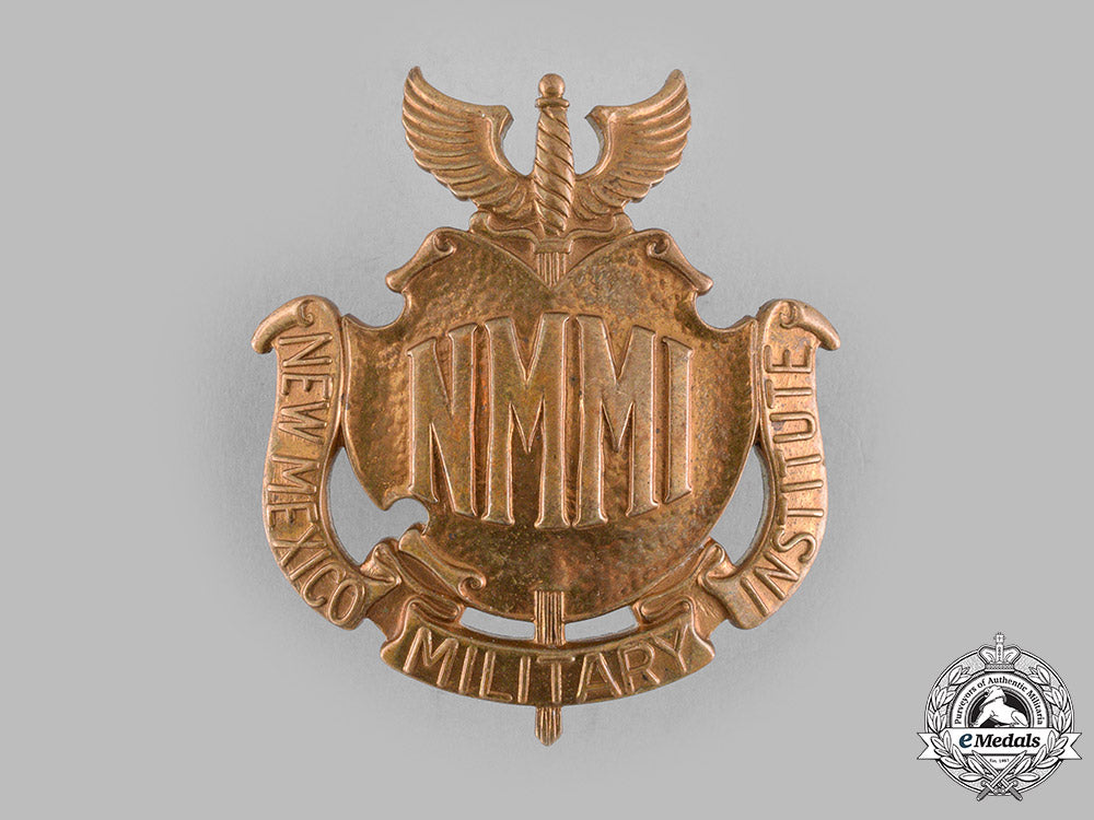 Nmmi Rings United States. A New Mexico Military Institute (Nmmi) Cap Badge, By N ...