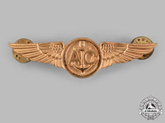 United States. A Naval And Coast Guard Aircrew Badge, By Wolf-Brown, C. 1950