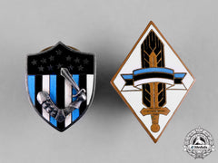 Estonia, Republic. A Pair Of Patriotic Badges, By Roman Tavast
