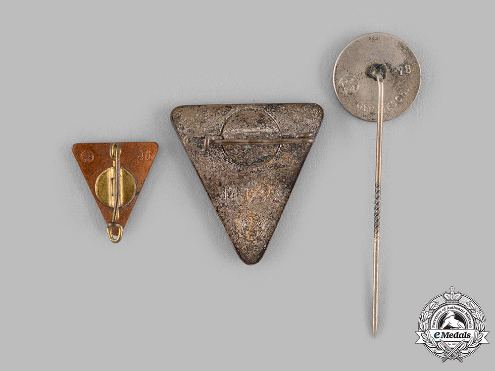 germany,_third_reich._a_lot_of_membership_badges_and_cards_to_hulda_wichelhaus_m19_14603