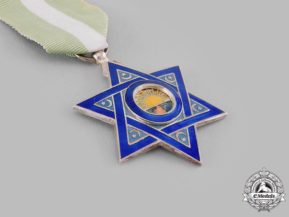 morocco,_spanish_protectorate._an_order_of_mehdauia,_officer's_badge,_c.1955_m19_14755