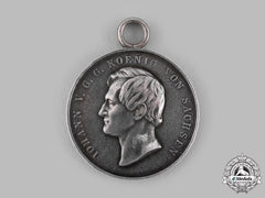 Saxony, Kingdom. An 1862 Schmilka Avalanche Lifesaving Medal, Type V, By C. Ulbricht