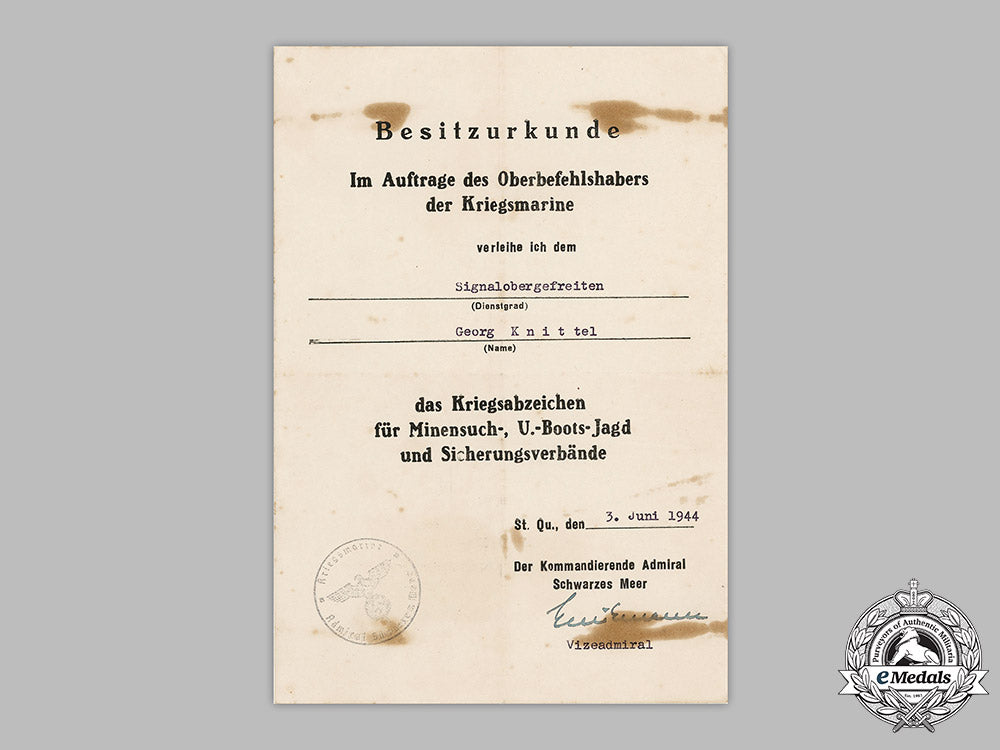 germany,_kriegsmarine._the_soldbuch,_award_documents,_and_photographs_of_signalobergefreiten_georg_knittel_and_malermeister_josef_knittel_m19_14875