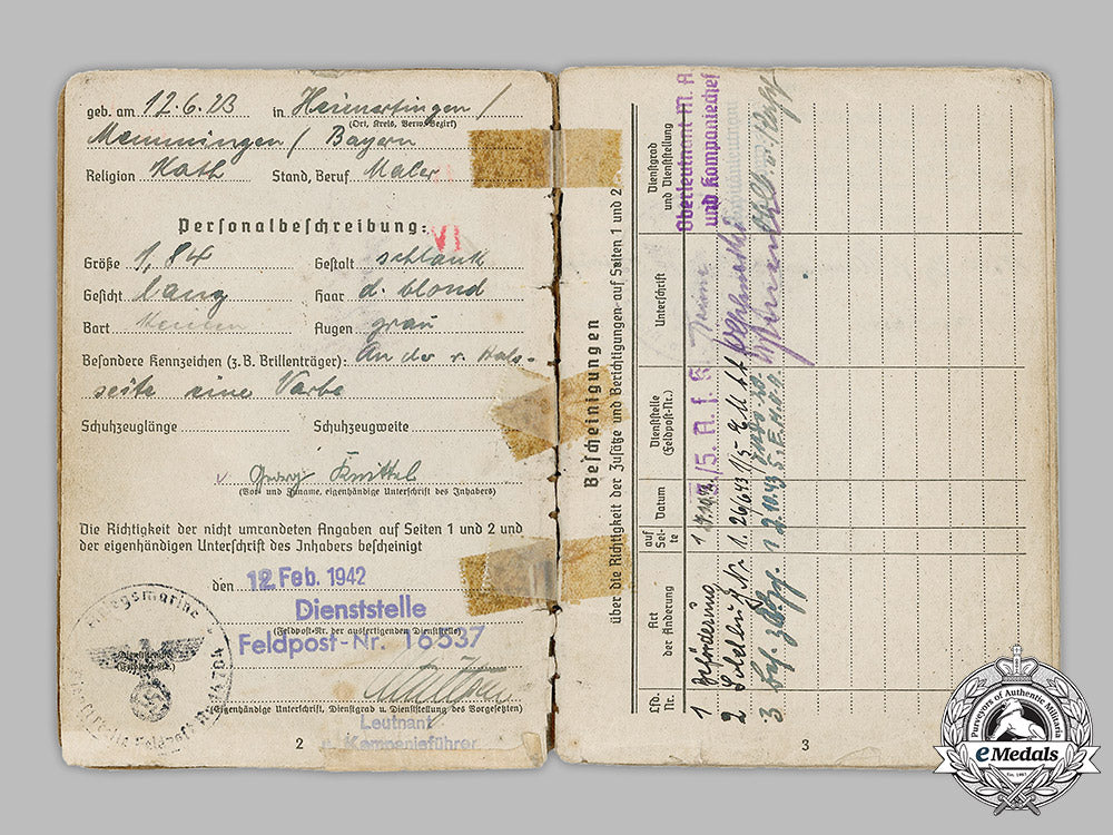 germany,_kriegsmarine._the_soldbuch,_award_documents,_and_photographs_of_signalobergefreiten_georg_knittel_and_malermeister_josef_knittel_m19_14878