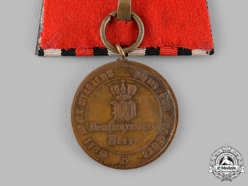germany,_imperial._a_war_commemorative_medal1870/71_with_paris_campaign_clasp_m19_15059