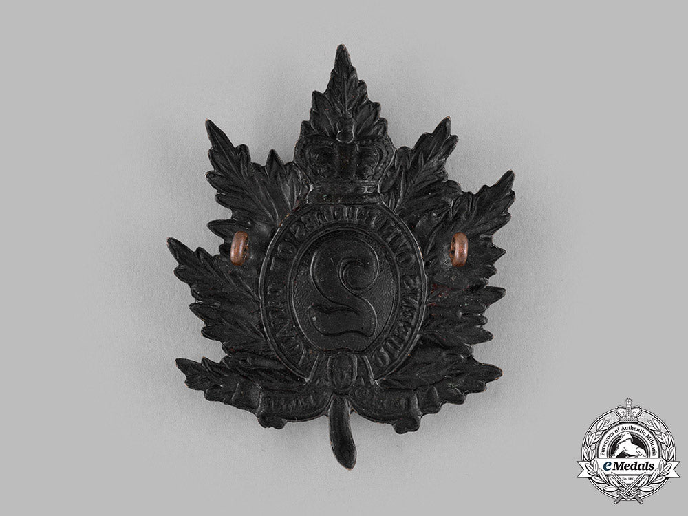 canada,_dominion._a_queen's_own_rifles_of_canada_cap_badge,_c.1890_m19_15229