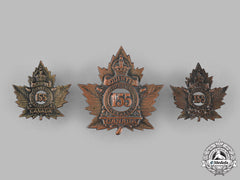 Canada, Cef. A 155Th Infantry Battalion "Quinte Battalion" Insignia Set