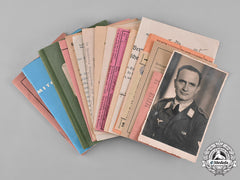 Germany, Third Reich. A Collection Of Documents To Gefreiter Alfons Zobel, Pow