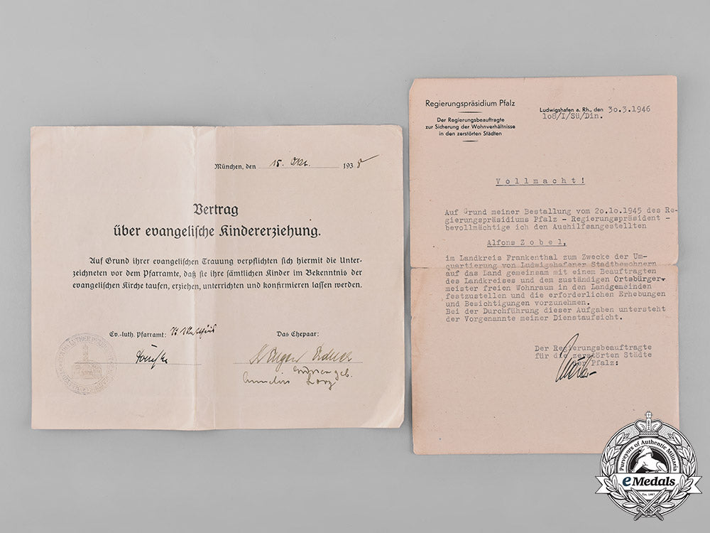 germany,_third_reich._a_collection_of_documents_to_gefreiter_alfons_zobel,_pow_m19_1536