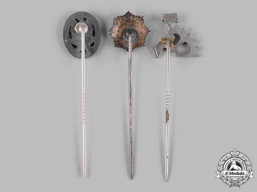 germany,_third_reich._a_group_of_third_reich_period_stick_pins_m19_15423