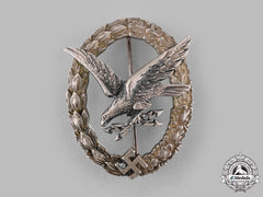 Germany, Luftwaffe. A Radio Operator & Air Gunner Badge, Narrow Wreath Variant, By C.e. Juncker