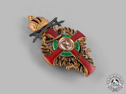 austria,_imperial._an_order_of_franz_joseph,_officer’s_cross_with_swords&_lower_grade_war_decoration(_rothe_copy)_m19_16066