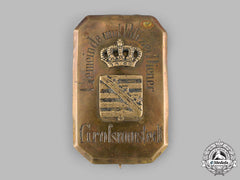 Saxony, Kingdom. A Community And Police Service Badge