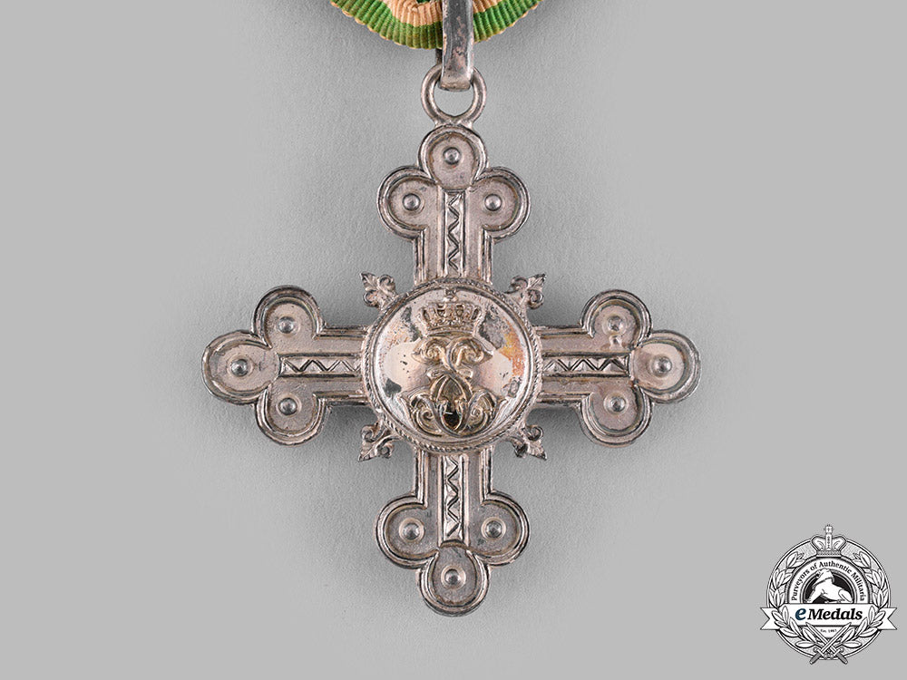 saxe-_altenburg,_duchy._a30-_year_honour_cross_for_servants,_c.1890_m19_16328_1