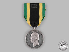 Saxe-Weimar, Grand Duchy. A Silver Merit Medal, By Ferdinand Helfricht