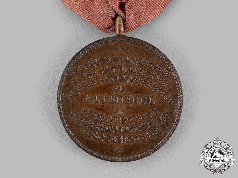 saxe-_altenburg,_duchy._an1864_medal_for_assistance_in_the_altenburg_castle_fire_m19_16342