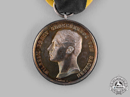 saxe-_weimar,_grand_duchy._a_silver_merit_medal,_by_arthur_krüger_m19_16349