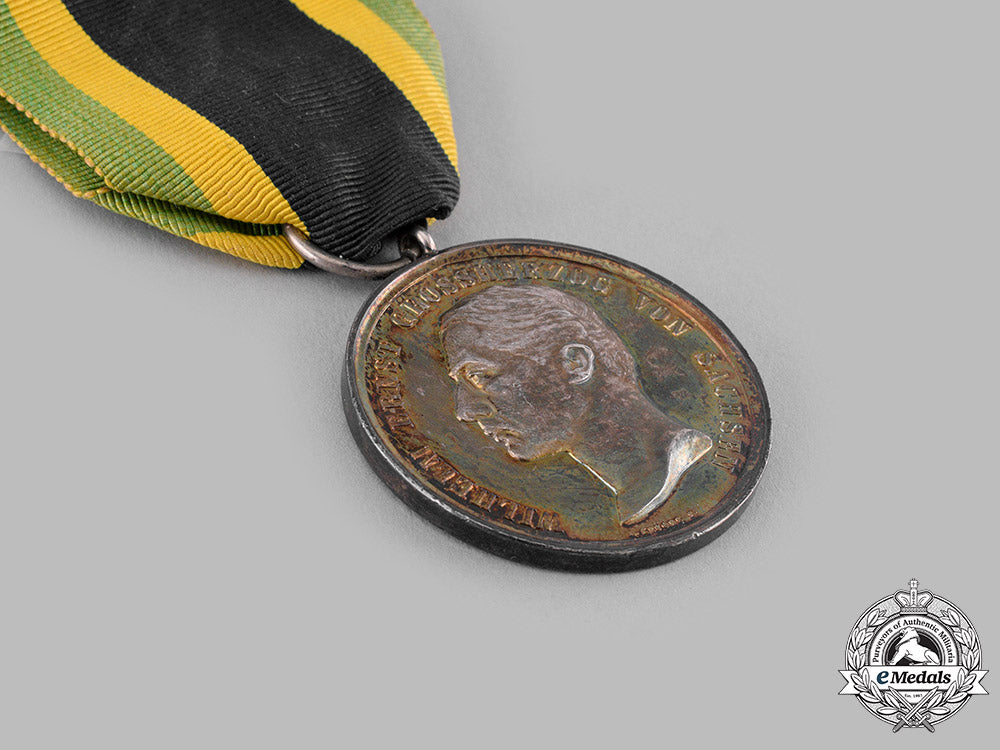 saxe-_weimar,_grand_duchy._a_silver_merit_medal,_by_arthur_krüger_m19_16351