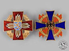 Germany, Federal Republic. Two Fire Brigade Honour Crosses
