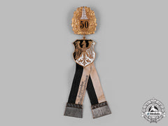 Germany, Weimar Republic. A Prussian Veterans Association 50 Year Membership Badge