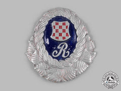Croatia, Independent State. A Ustasha Officer’s Cap Badge