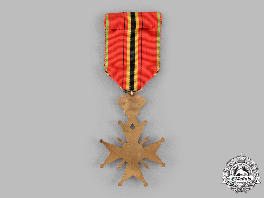 belgium,_kingdom._a_cross_of_the_national_federation_of_combatants_of_belgium1914-1918_m19_16842