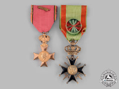 Belgium, Kingdom. Two Awards & Decorations