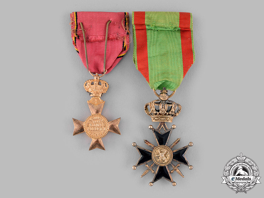 belgium,_kingdom._two_awards&_decorations_m19_16856