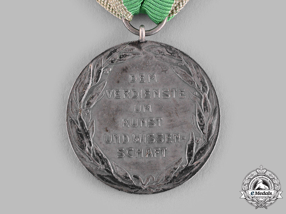 saxe-_altenburg,_duchy._a_silver_medal_for_art_and_science_by_glaser&_sohn,_c.1910_m19_16938_1