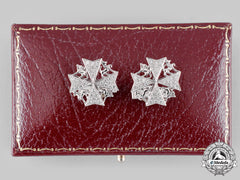 United Kingdom. A Spink-Made Order Of St. John Cufflinks In Gold & Diamonds