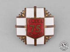 Estonia, Republic. A City Of Tartu Volunteer Firefighting 75Th Anniversary Badge 1864-1939