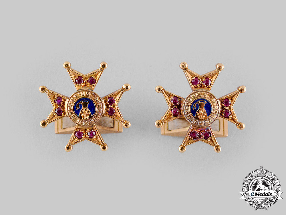 vatican._a_spink-_made_pontifical_equestrian_order_of_st._gregory_the_great_cufflinks_pair_m19_17003