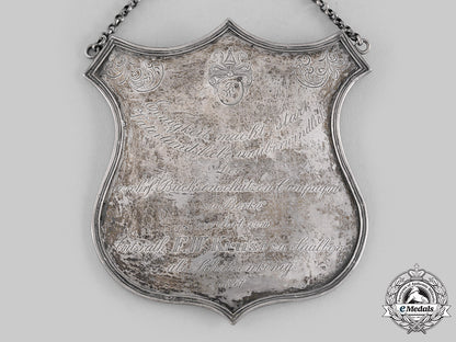 saxe-_weimar_and_eisenach,_duchy._an1847_berka_riflemen’s_honour_gorget_to_f.w._kruse_m19_17084_1_1_1