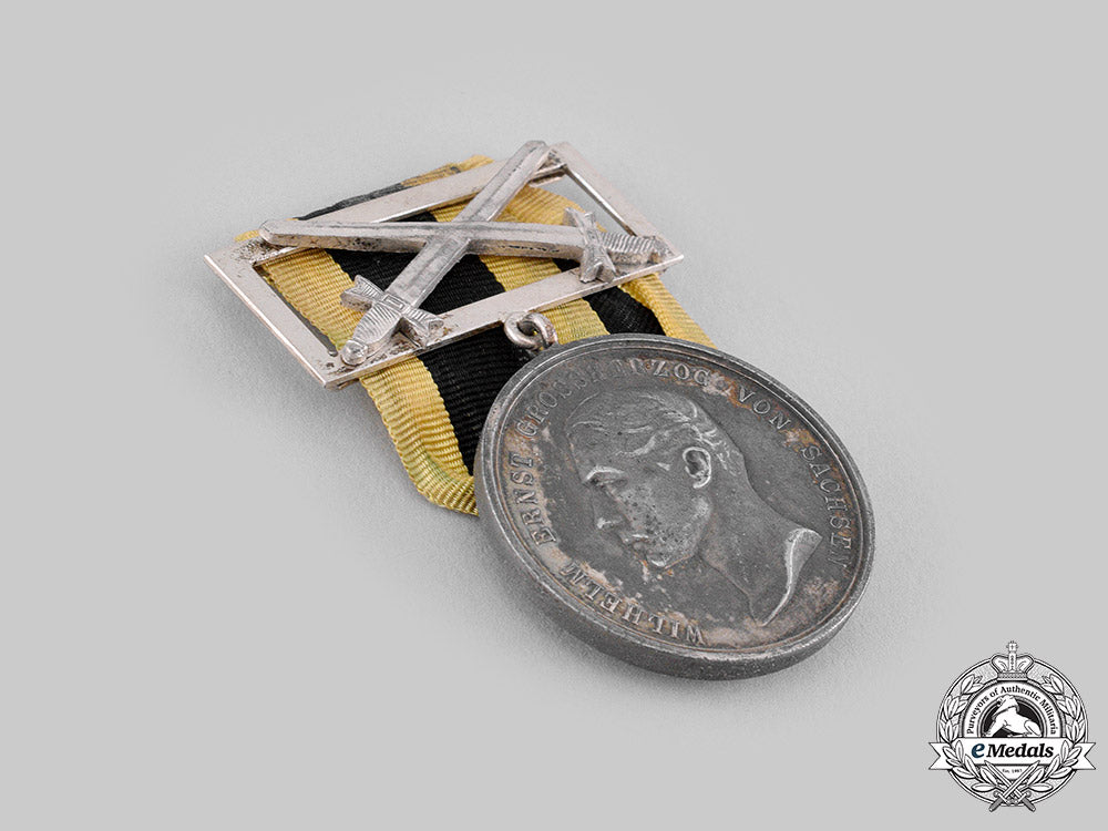 saxe-_weimar,_duchy._a1914_general_honour_medal_for_merit_with_swords,_silver_grade_m19_17106