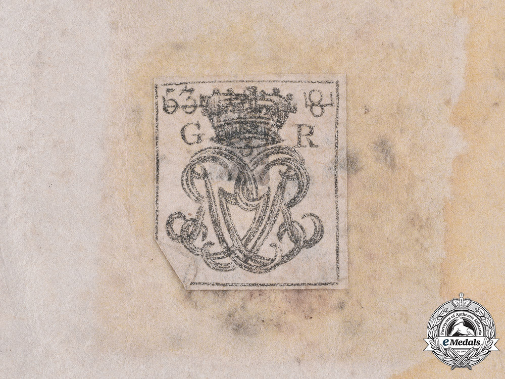 united_kingdom._a_napoleonic_captain_appointment_document_of_the_hms_kent_to_captain_joseph_needham_tayler,1813._m19_17134_1