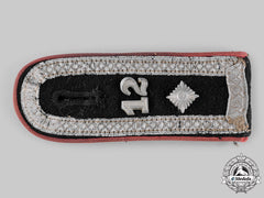 Germany, Ss. A 12Th Ss Panzer Division Hj Oberscharführer’s Shoulder Strap