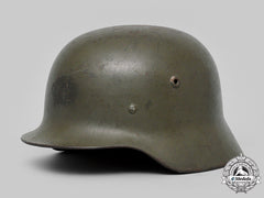 Germany, Ss. A Waffen-Ss M35/40 Single Decal Steel Helmet, By Schuberth Werk
