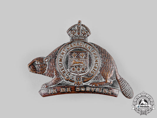 canada,_cef._a22_nd_infantry_battalion"_canadiens_français"_cap_badge,_c.1914_m19_17755
