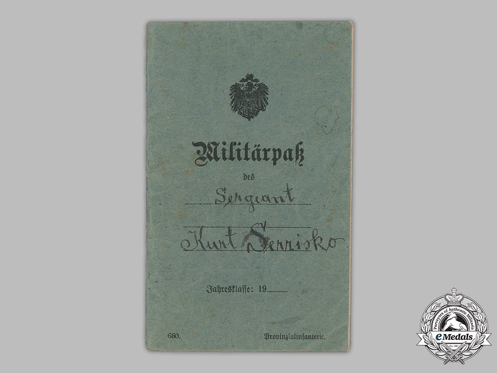 germany,_imperial._a_militärpaß_and_landsturmschein_to_sergeant_kurt_serzisko(_ek1)_m19_1783
