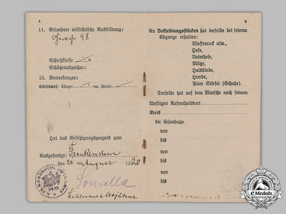 germany,_imperial._a_militärpaß_and_landsturmschein_to_sergeant_kurt_serzisko(_ek1)_m19_1786