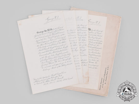 united_kingdom._four_award_documents_to_field_marshal_sir_arthur_arnold(_archie)_barrett_gcb,_gcsi,_kcvo,_adc_m19_17943