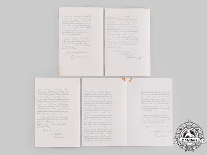 united_kingdom._four_award_documents_to_field_marshal_sir_arthur_arnold(_archie)_barrett_gcb,_gcsi,_kcvo,_adc_m19_17944