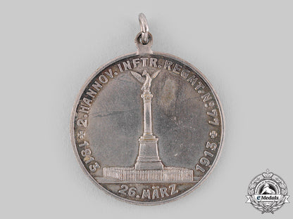 germany,_imperial._a19132_nd_hannover_infantry_regiment_nr.77_centenary_medal_m19_18043