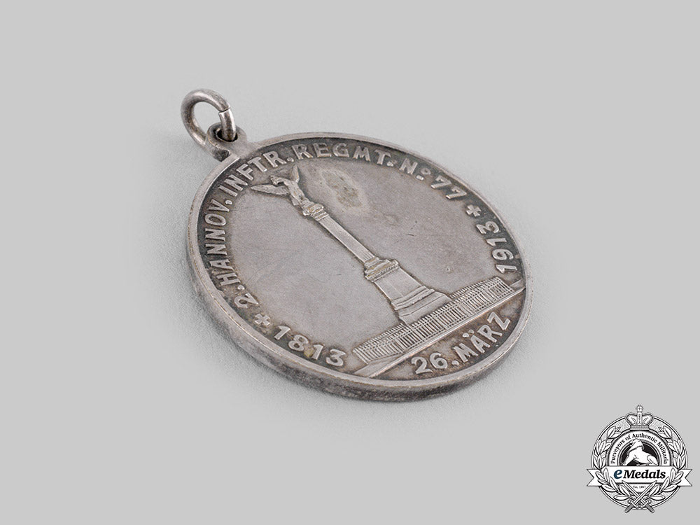 germany,_imperial._a19132_nd_hannover_infantry_regiment_nr.77_centenary_medal_m19_18045