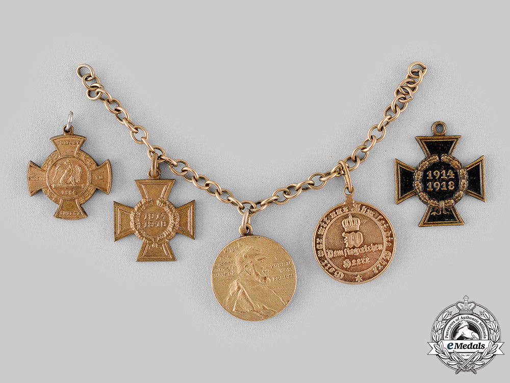 Mini Medals Germany, Imperial. A Lot Of Miniature Medals – eMedals
