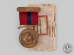 United States. A Marine Corps Good Conduct Medal To Ernest F. Mitchell, With Case