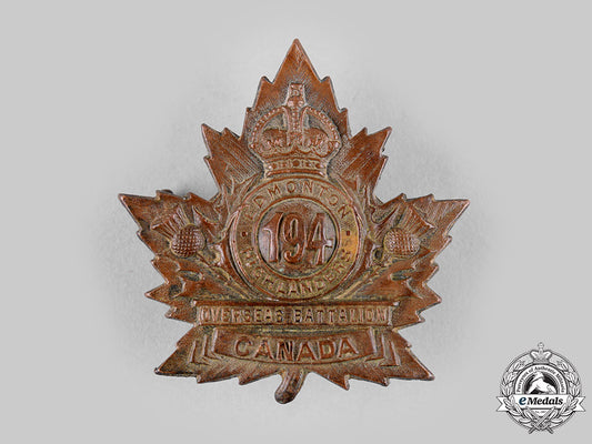 canada,_cef._a194_th_infantry_battalion"_edmonton_highlanders"_cap_badge,_by_ash_bros,_c.1916_m19_18631_1_1