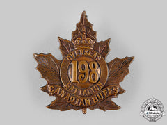 Canada, Cef. A 198Th Infantry Battalion Cap Badge, By Ellis & Co.,C.1916